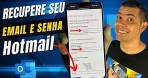 VEJA COMO RECUPERAR SEU EMAIL E SENHA DA HOTMAIL OU OUTLOOK PELO CELULAR E COM POUCAS INFORMAÇÕES!