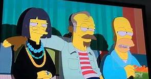 Homer with Ned's Parents