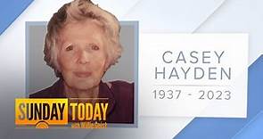 Casey Hayden, civil rights and feminism activist, dies at 85