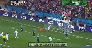 Rooney goal vs Uruguay (world cup 2014 HD)