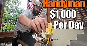 Handyman Easily Makes $1,000 Per Day | Easy Money | What He does | THE ...