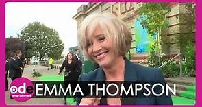 Dame Emma Thompson Talks Greg Wise on Strictly!
