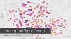 Creating Point Maps In Power BI