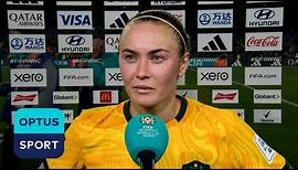 'We ran our ar*es off!' - Caitlin Foord speaks after standout performance for Matildas