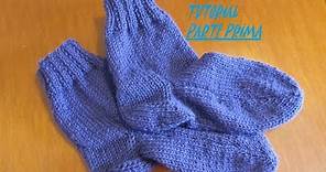 KNITTING TUTORIAL FACILE: how to knit a socks DIY | CALZE DA NOTTE MORBIDE E CALDE a maglia PARTE 1°