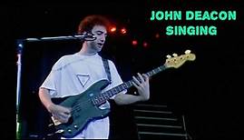 JOHN DEACON SINGING *Rare (Queen- Live in Milan, 1984)