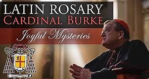 Pray the Rosary in Latin with Cardinal Burke (Joyful Mysteries)