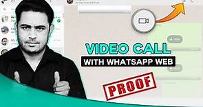 how to make video call on whatsapp web | make whatsapp call from laptop | whatsapp video call