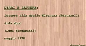 Aldo Moro - Lettera alla moglie Eleonora Chiavarelli