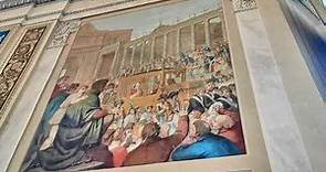 Pio VI e Pio VII dinanzi a Napoleone nei Musei Vaticani