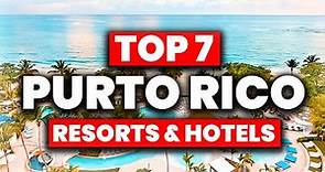 NEW | Top 7 BEST Resorts & Hotels In Puerto Rico (2024)