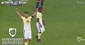 Oribe Peralta recrea el gol contra Brasil en 2012 pero contra Chivas