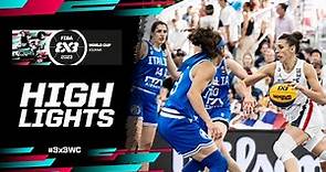 France 🇫🇷 vs Italy 🇮🇹 | Women | Knockouts Highlights | FIBA 3x3 World Cup 2023