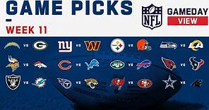 NFL Week 11 Game Picks