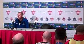 FC Edmonton Coach Harry Sinkgraven discusses Nutrilite Championship Game 2