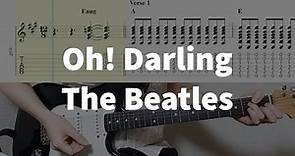 The Beatles - Oh! Darling Guitar Tab