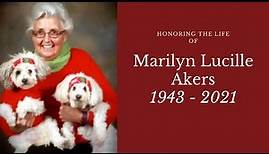 Marilyn Lucille Akers Funeral Service
