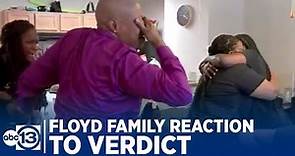 Watch George Floyd's family in Houston react to Derek Chauvin trial verdict
