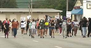 Protesters demand bodycam video in Andrew Brown Jr.'s shooting be made public