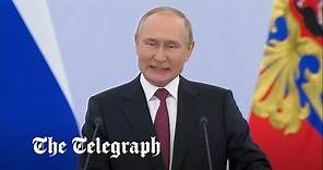 In full: Vladimir Putin officially annexing four Ukrainian regions at Moscow ceremony