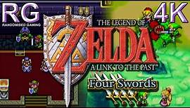 The Legend of Zelda: A Link to the Past & Four Swords - Intros & gameplay both games [4k60]
