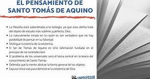 El pensamiento de Santo Tomás de Aquino - RESUMEN con VÍDEOS!