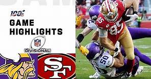 Vikings vs. 49ers Divisional Round Highlights | NFL 2019 Playoffs