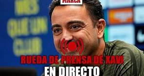 Rueda de prensa de Xavi Hernández, en directo | Última hora y previa del Barcelona - Las Palmas en vivo | Marca