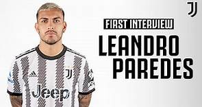 Leandro Paredes First Interview at Juventus ⚪️⚫️ | #WelcomeParedes