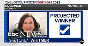 Whitmer projected to win governor race in Michigan