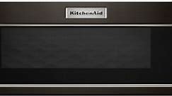 KitchenAid 30" PrintShield Black Stainless Steel Low Profile Microwave Hood Combination - KMLS311HBS