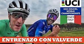 Entrenamiento top con Alejandro Valverde | Mundial Gravel Italia 2023 | Ibon Zugasti