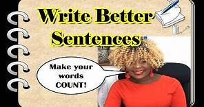 How to Write Clear, Concise Sentences | Reducing Wordiness