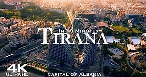 TIRANA 🇦🇱 Drone Aerial 4K | The Capital of Albania Shqipëria #tirana
