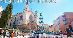 Tiny Tour | Vilafranca Spain | Enjoy a human tower performance in Vilafranca del Penedès | 2021 Sep