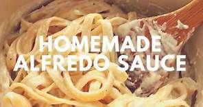 Homemade Alfredo Sauce Recipe | Crunchy Creamy Sweet