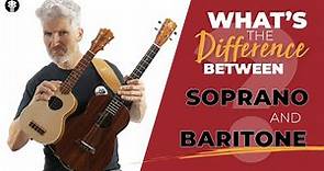 What's the difference between a Baritone Ukulele and a Soprano Ukulele? 🤔
