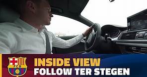 [BEHIND THE SCENES] Inside view with Ter Stegen on the day he signs his contract renewal with Barça