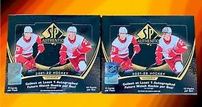 Opening 2 Boxes of 2021-22 SP Authentic Hockey Hobby