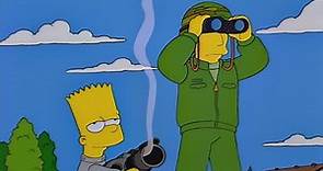 Bart en la escuela militarizada (HD)