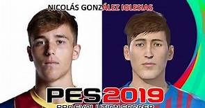 NICOLÁS GONZÁLEZ IGLESIAS | PES 2019/2020/2021 | FACE BUILD & STATS