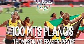 Final 100 mts Planos femenino con RÉCORD OLIMPICO - Juegos Olimpicos Tokio 2021