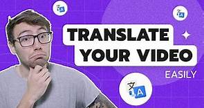 How to Automatically Translate Video Online - Automatic Online Video Translator