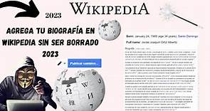 🤐 COMO ser ACEPTADO en WIKIPEDIA y NO ser BORRADO 2024