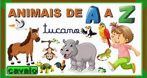ANIMAIS DE A A Z (ALFABETO DOS ANIMAIS) / Aprender a ler e escrever - Vila Educativa