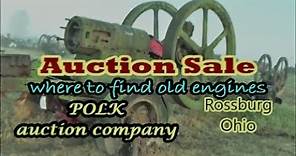 Doug Thornhill Estate Auction rare hit and miss engines