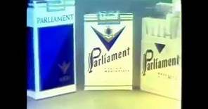 Antigua publicidad cigarrillos "Parliament" 1982