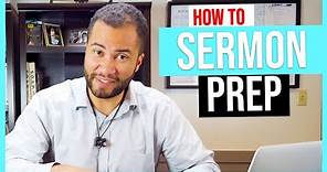 How to Write a Sermon! - Sermon Prep & Outline Guide