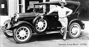 Jimmie's Texas Blues by Jimmie Rodgers (1929)