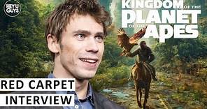 Owen Teague | Kingdom of the Planet of the Apes | UK Premiere Interview | Going ape after filming